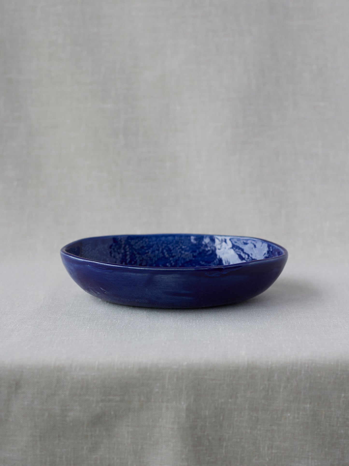 Jaffa blue oval platter